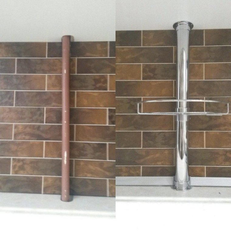 Декор газовой трубы