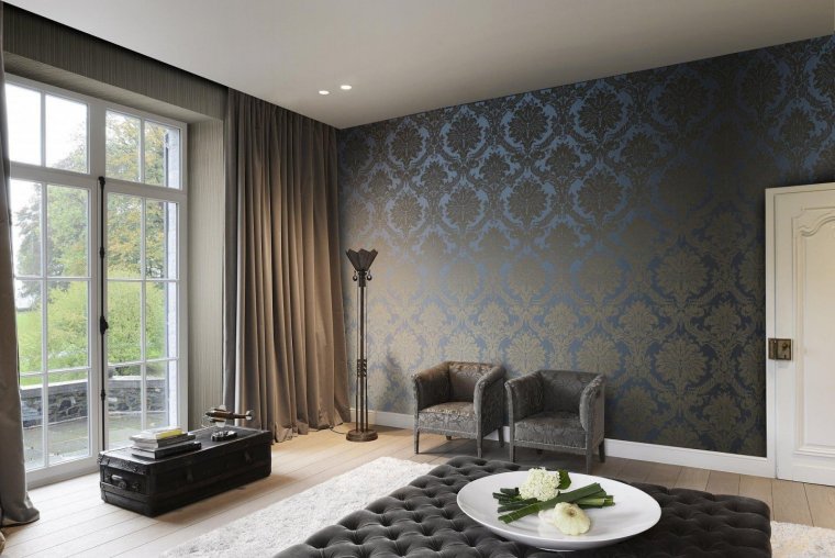 Интерьер гостиной не Солнечная сторона