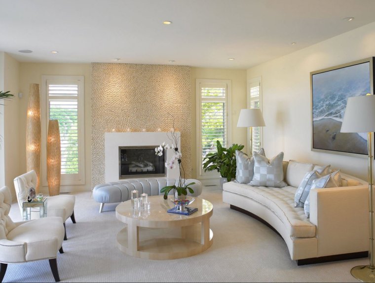 Гостиная с оливковыми стенами