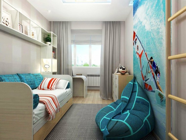 Комната для девочки подростка с балконом