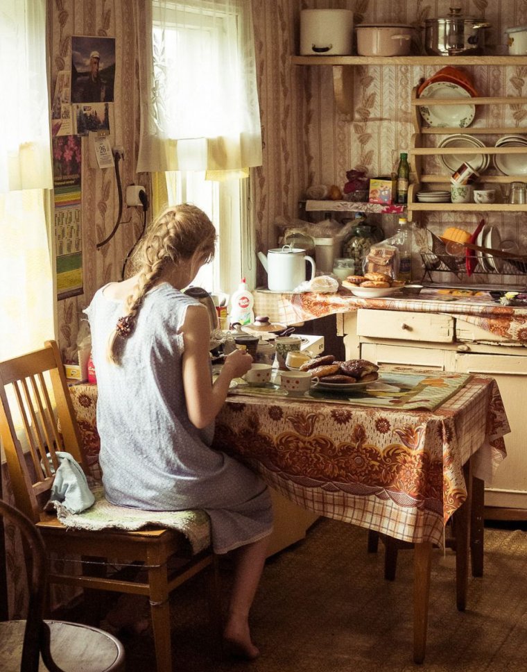 Кухня в Советском деревенском доме