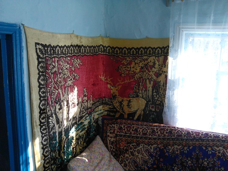 Ковер у бабушки в деревне