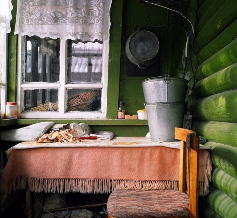 Интерьер бабушкиного дома в деревне