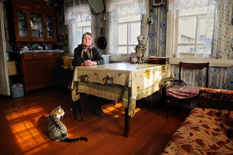 Интерьер бабушкиного дома в деревне