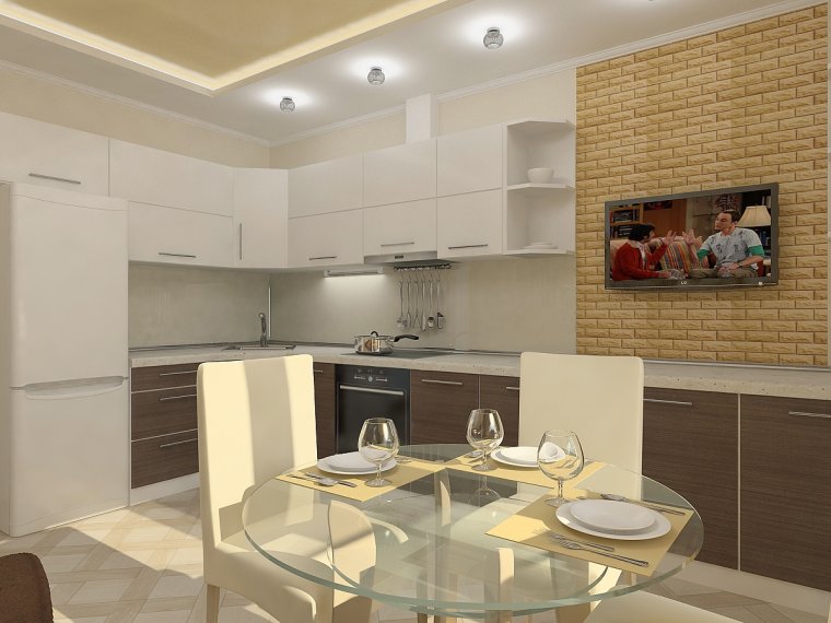 Телевизор на кухне