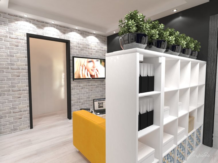 Перегородка прихожая гостиная