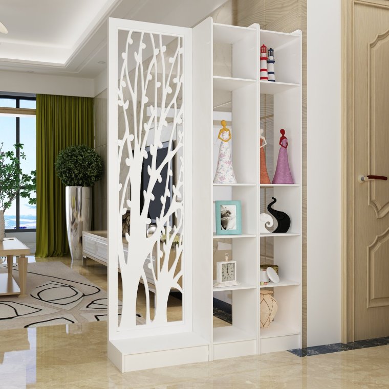 Раздвижные двери между гостиной и прихожей