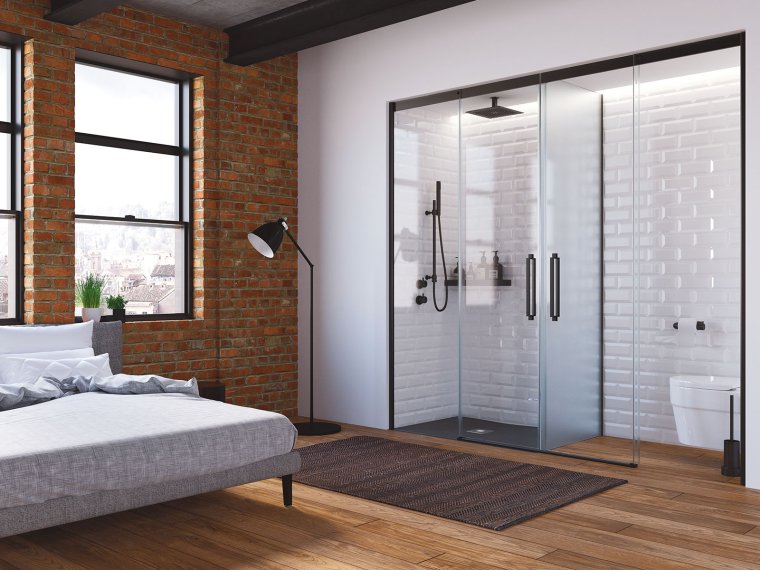 Душевая в спальне