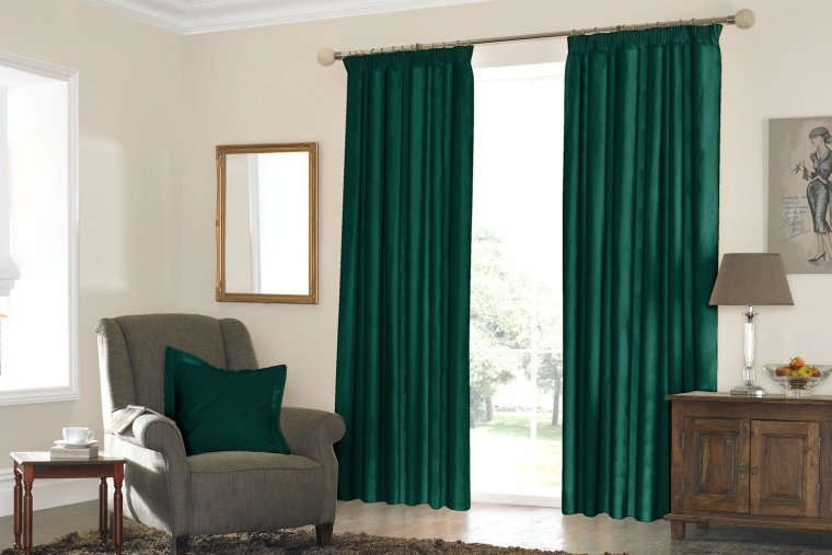 Гостиная в зеленых тонах