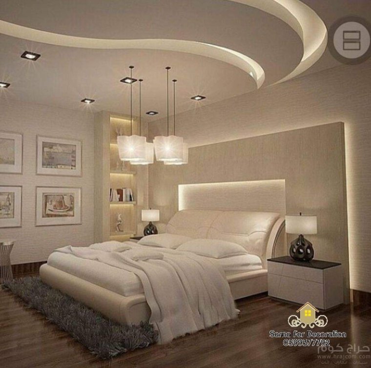 Гипсокартонные потолки для спальни