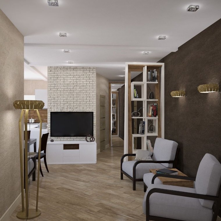 Перегородки с витражами в интерьере