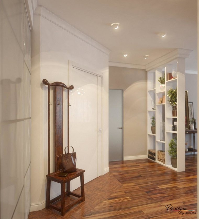 Кухня совмещенная с прихожей