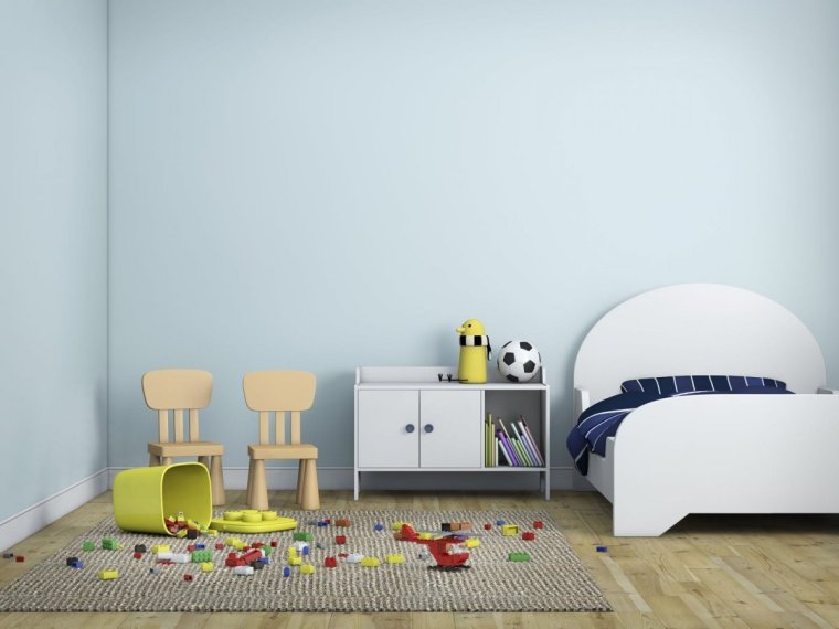Стены в детской комнате