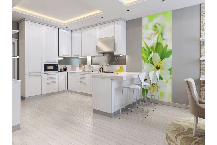 Кухня в белом цвете