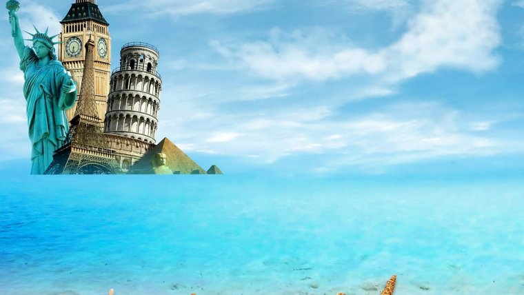 Фон для презентации путешествие