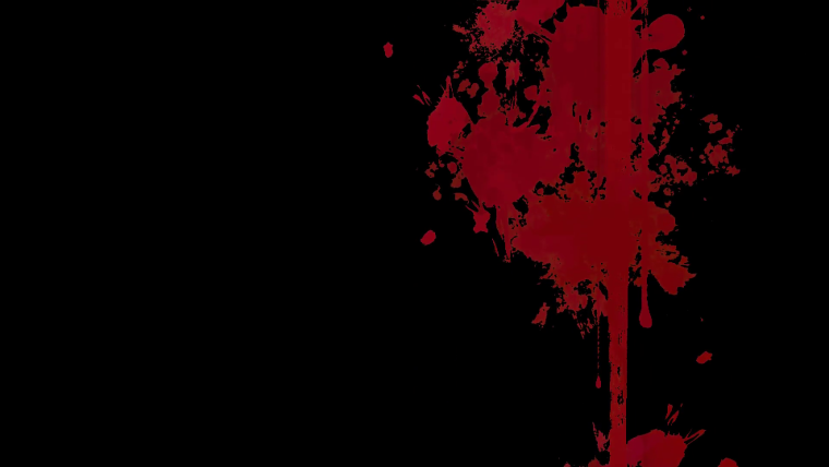 Капли крови на темном фоне