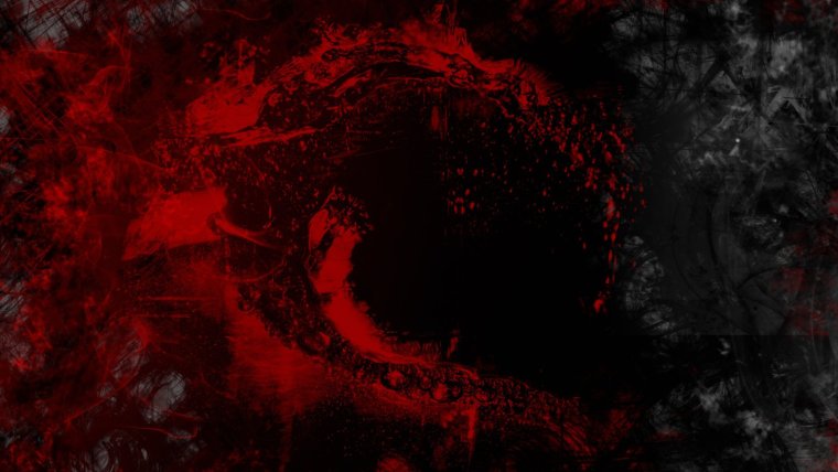 Страшный красный лес