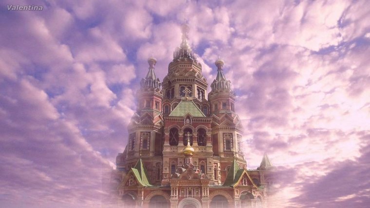 Церковь в облаках