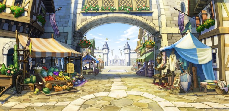 Средневековая деревня Лавка