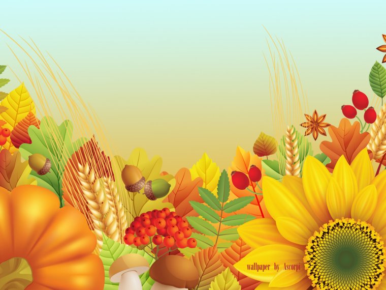 Фон для осенней выставки
