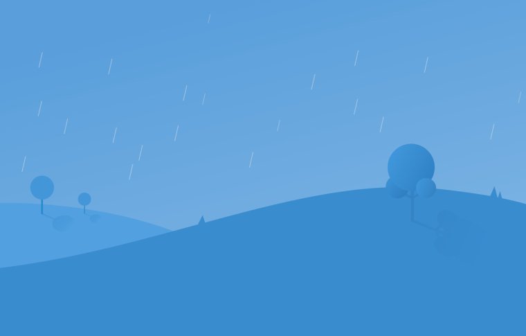 Дождь Минимализм