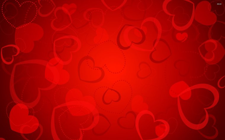 Красивый фон с сердечками