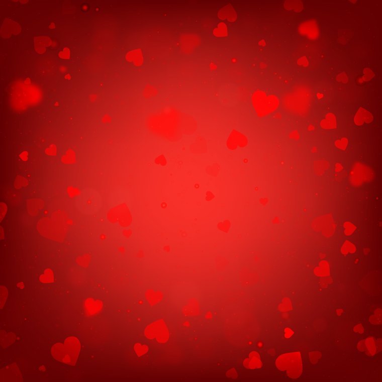 Сердце на черном фоне