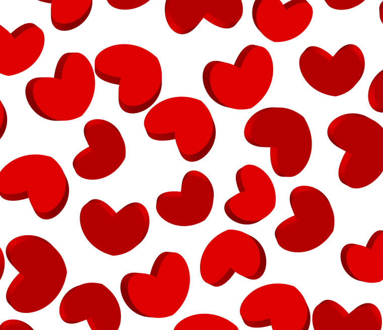 Красивый фон с сердечками