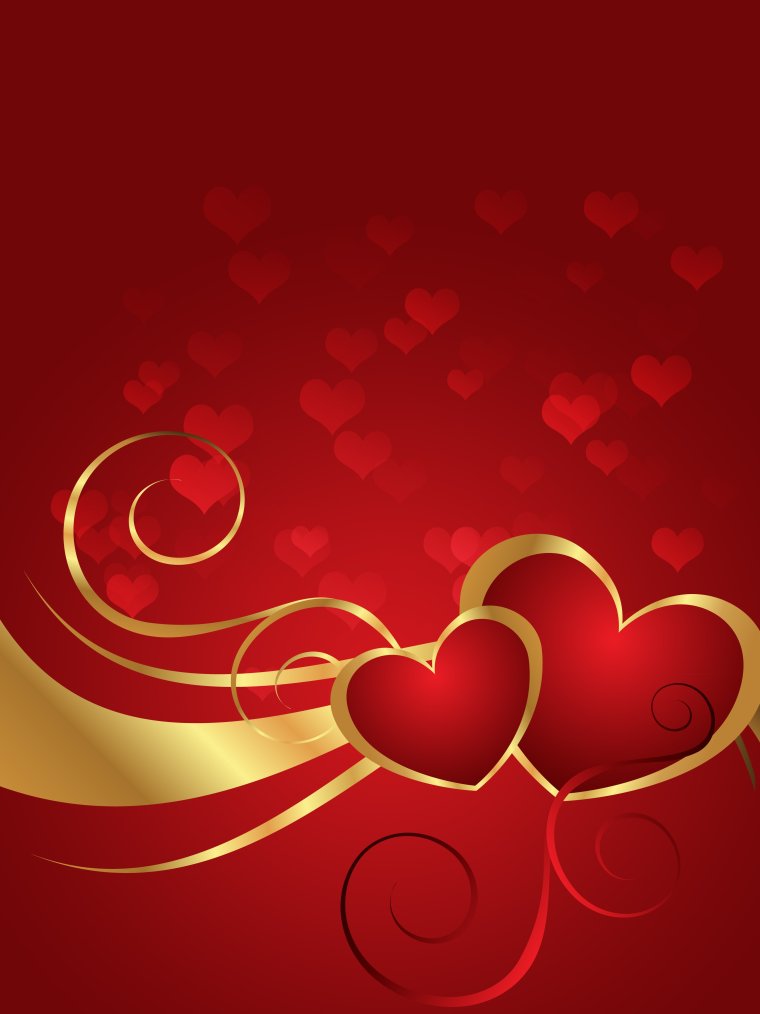 Красивый красный фон