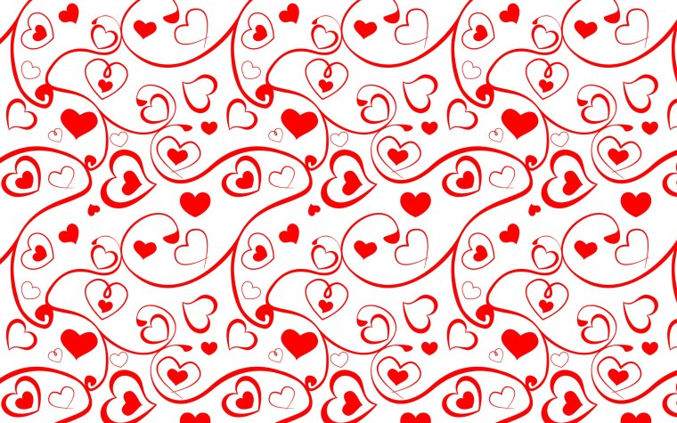 Фон с сердечками для фотошопа