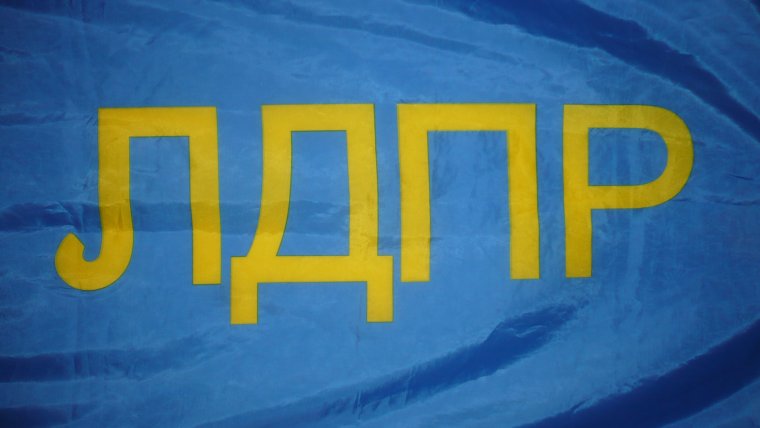Флаг партии ЛДПР