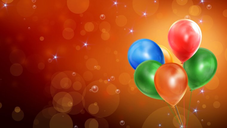 Красивый фон с днем рождения