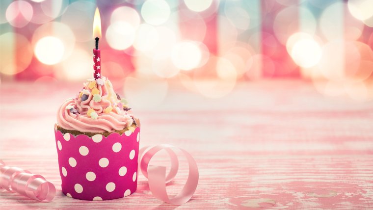 Красивый фон с днем рождения