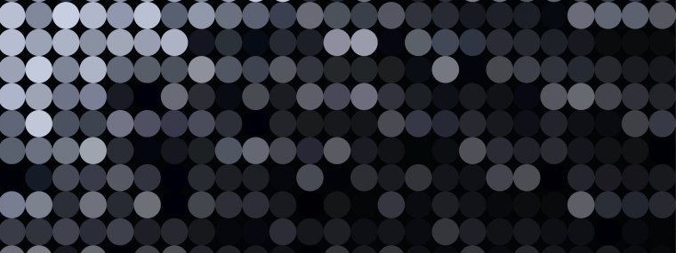 Белый круг на черном фоне