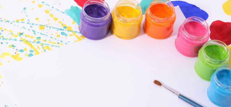 Рисование карандашом и красками