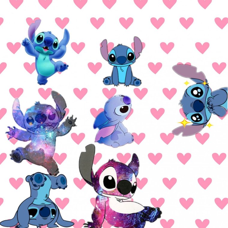 Лило и Стич обои на айфон