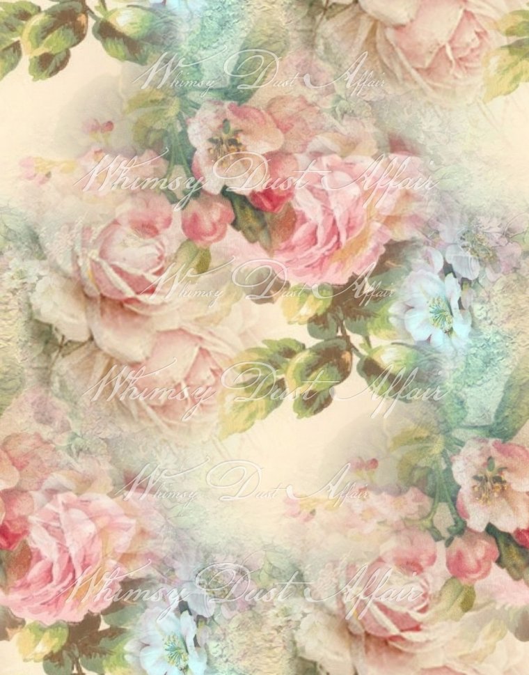 Винтажные цветочные фоны