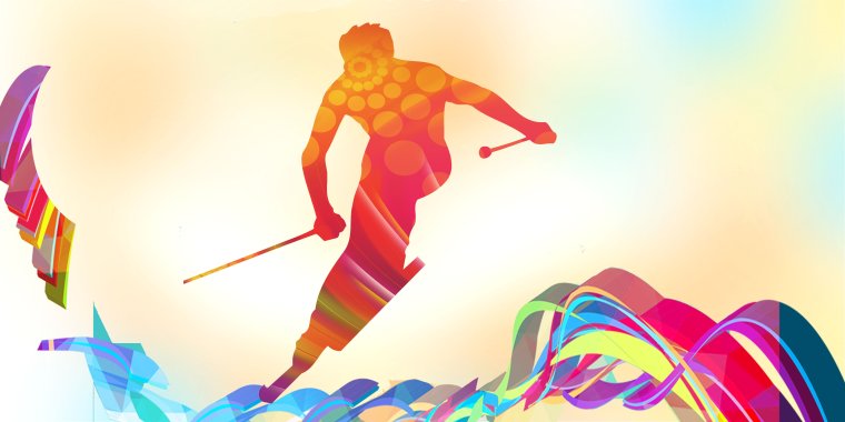 Желтый фон спорт