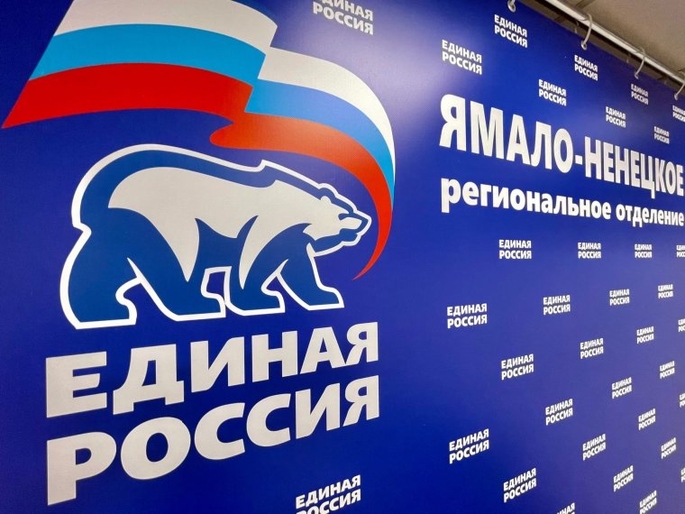 Единая Россия фон