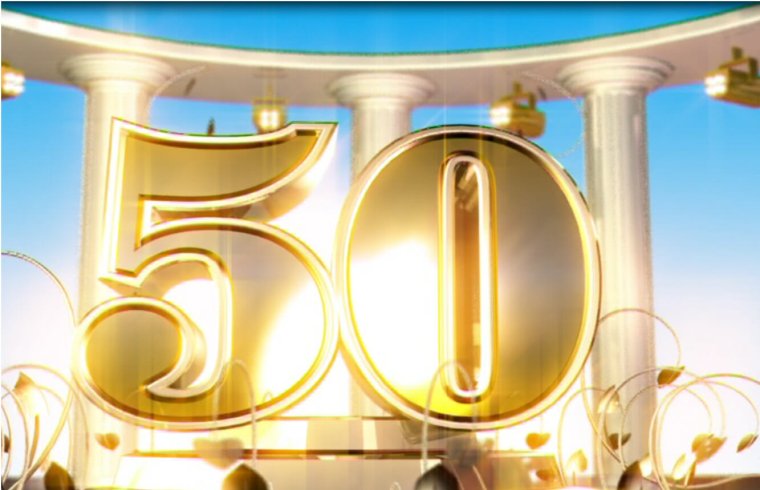 50 Лет юбилей футаж