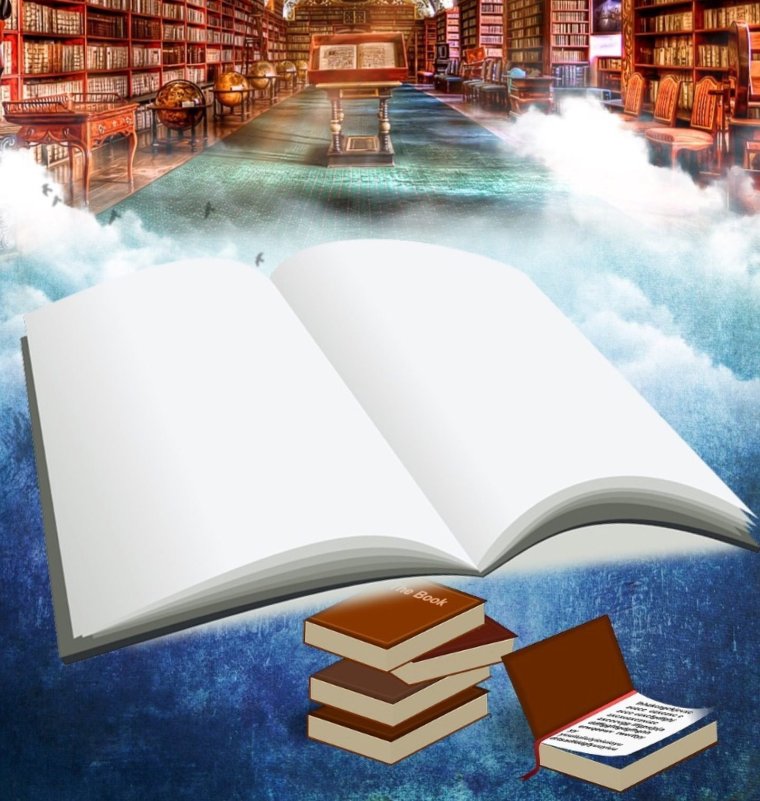 Фон для презентации библиотека