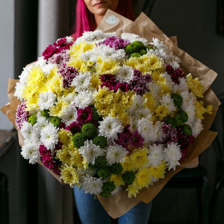 101 Кустовая Хризантема микс