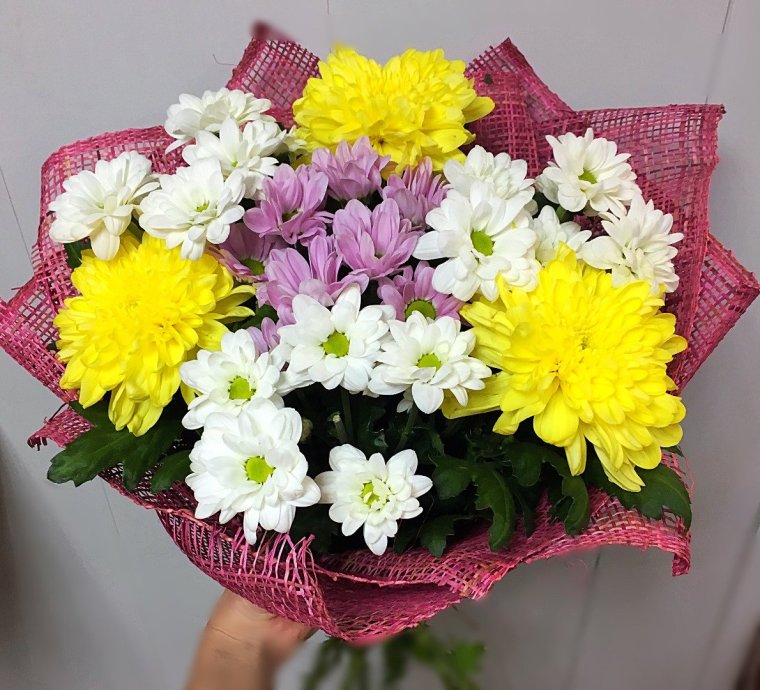 Букет хризантем