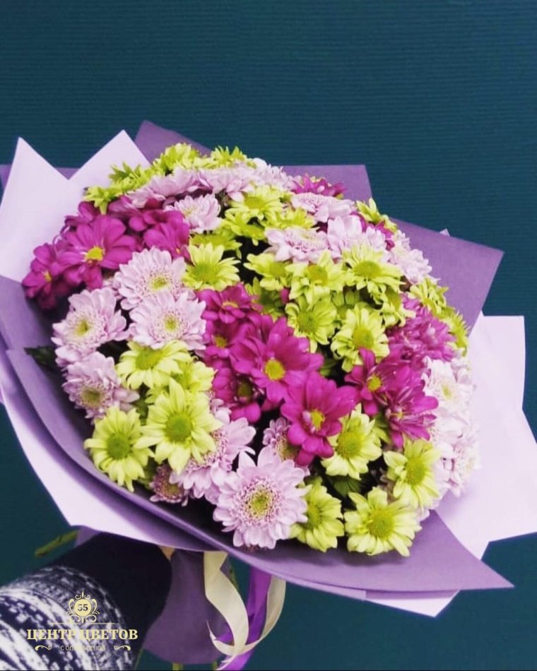 15 Хризантем в букете