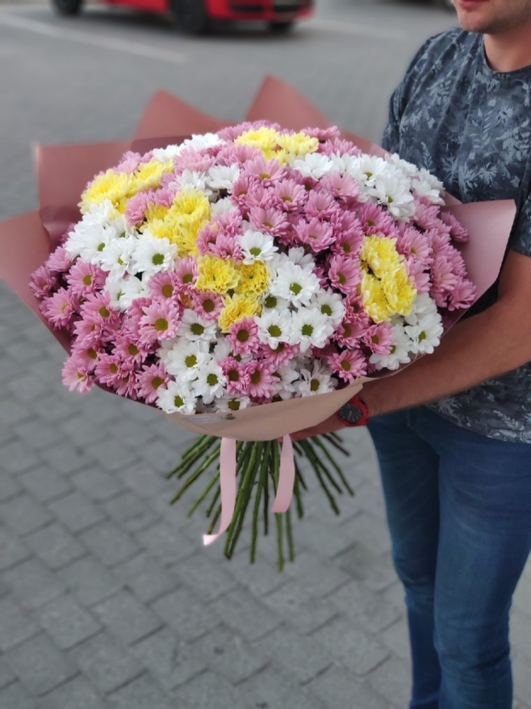 Микс хризантем 13 шт.