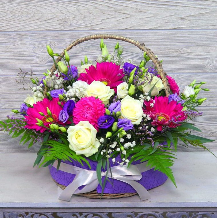 Составление композиций из цветов