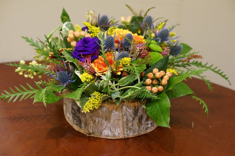 Осенний букет в школу на конкурс