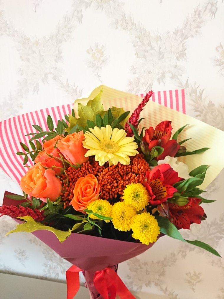 Букет на 1 сентября оригинальный