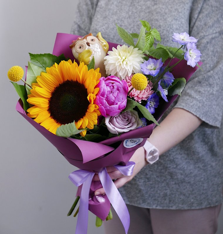 Букет для первоклассника девочки
