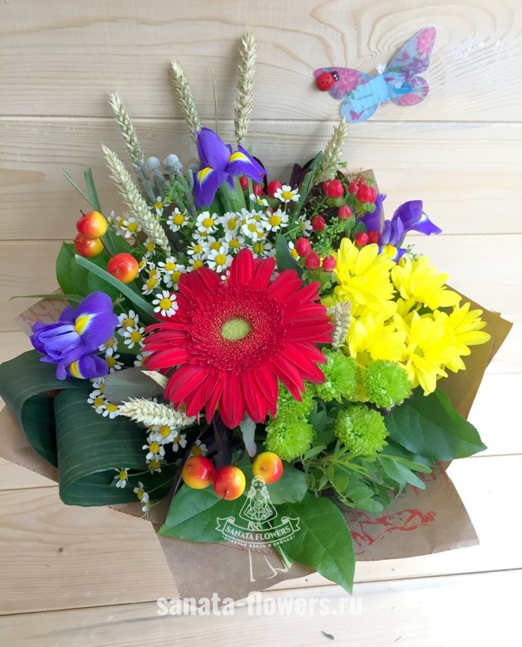 Цветочные композиции на 1 сентября
